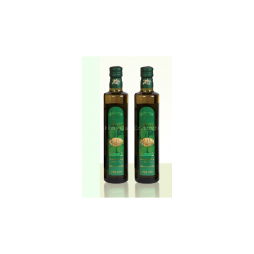 Supply 500ml Round Dark Green Olive Oil Glass Bottle