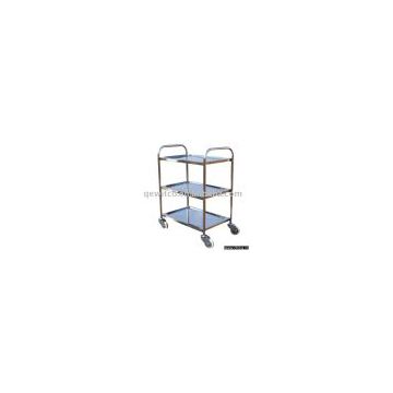3 Tray Stainless Steel Trolley