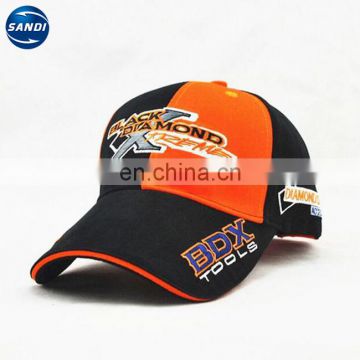 Promotional custom embroidery LOGO 6 panel baseball sport hat