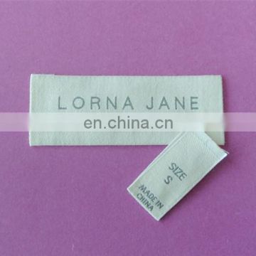 natural cotton woven label for women and men clothing
