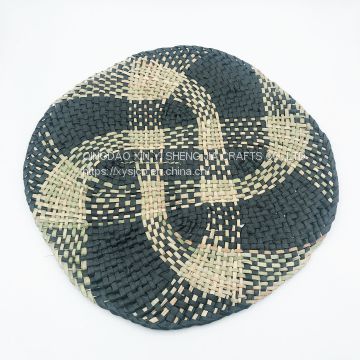 Home deco natural handmade round kitchen placemats