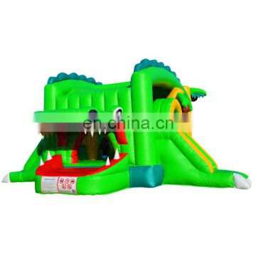 Crocodile Bounce House Combo Bouncer Inflatable Child Jumping Bouncy Castles With Slide