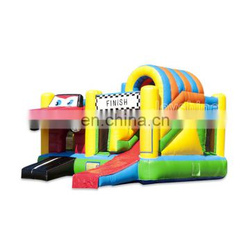 Cars Bounce House Commercial Inflatable Jumping Castle Combo With Slide