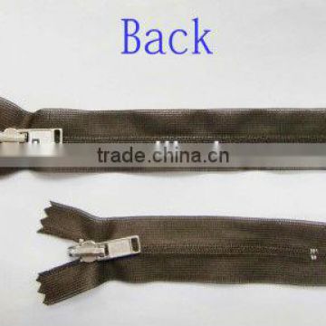 High Quality No.3 Invisible open end nylon zipper for sale