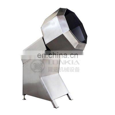 Factory Direct Peanut Almond Seasoning Flavor Machine Octagonal Mixer Snacks Food Seasoning Machine