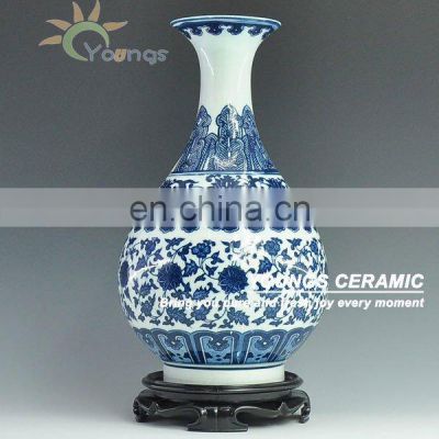Traditional Chinese Blue&White Porcelain Pot