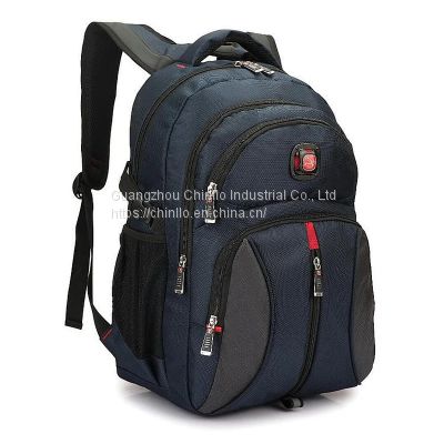 Factory Direct Blue Series Business Travel Laptop Backpack Price Discount Waterproof College Student Bag Fashion Simple Backpack