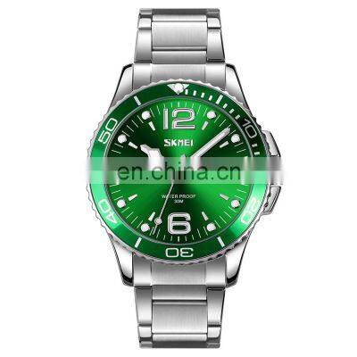 Skmei 9278 Stainless Steel Band Japan Quartz OEM Brand Hand Wristwatches Custom Logo Wrist Watch Men with Date