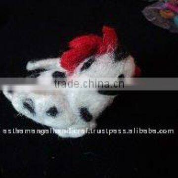 Handmade felt Pet toy Chick"