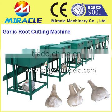 Cheap price fresh garlic roots cutting machine/roots cutter/root removing machine