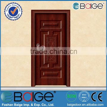 BG-SW615G 2014 modern bedroom design steel wooden interior doors