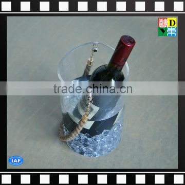 Factory direct durable clear acrylic ice bucket for hotel