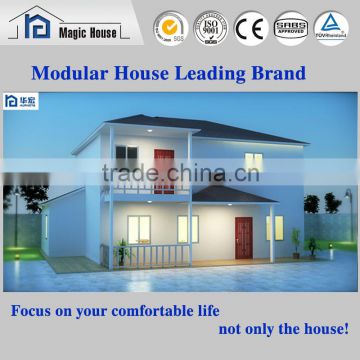 New Technologyg light steel structure precast concrete house strong house