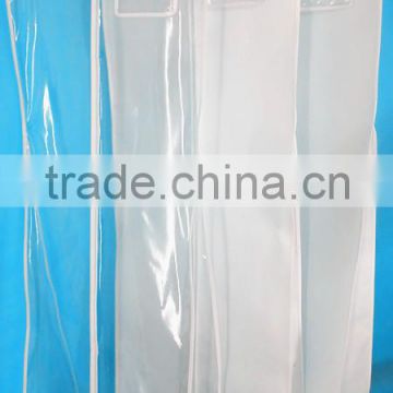 OEM wedding dress packaging folderable pvc plastics garment bag