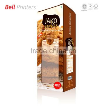 Gourmet cookie outer box printing from India