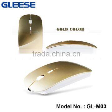 2.4G Fashional Rechargeable Long-term Battery optical finger mouse wireless logitech