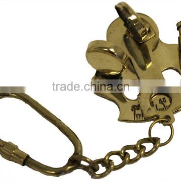 nautical vintage brass sextant - sextant key chain - mini gifted sextant 1033