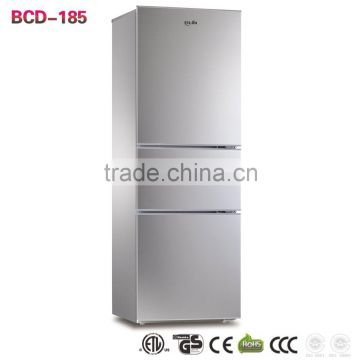 BCD -185 Three Door Combi Fridge Freezer Factory