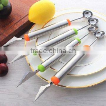 melon baller fruit carving knife