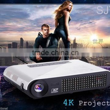 4K 3D Wifi DLP Mini Portable Full HD 1080P Home Theater Projector HDMI USB LED