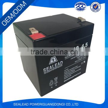 Factory price 12v 4.5AH VRLA battery for scooter