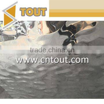 Embossed mirror polishing stainless steel panel