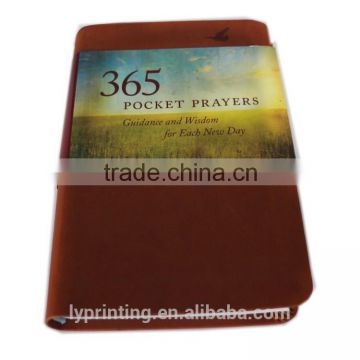 Hot sale Fashion Leather Book ,Embossing Leather bound Book printing