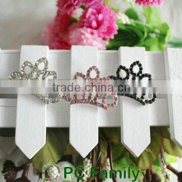 Wholesale 3.5cm *2.5cm crown rhinestone buckles