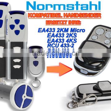 For NORMSTAHL EA433 2KM Micro,EA433 2KS,EA433 4KS,RCU 433-2,RCU 433-4,NOO2800 compatible remote