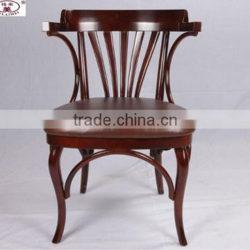 China restaurant wood design dining chair
