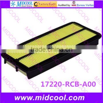 High quality air filter cabinfilter for 17220-RCB-A00 17220RCBA00