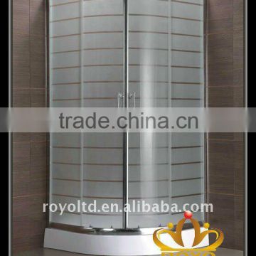sliding shower cubicle S131 Horizontal stripe
