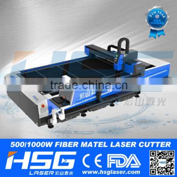 500 Watt Fiber Laser Cutting Engravings Machine for Metal HS-M3015C