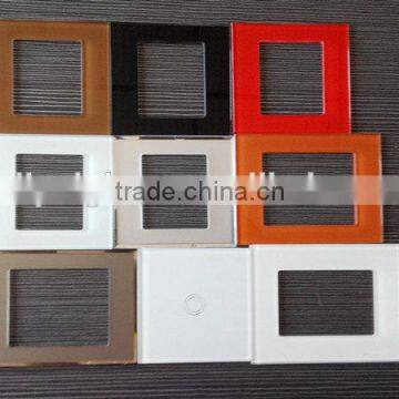 China Scerrn Print Custom Glass Switch Panel