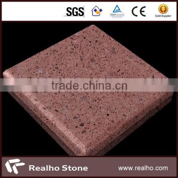 engineered project red artificial marble stone