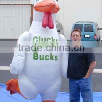 inflatable chicken costume