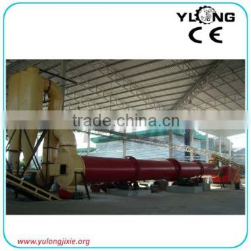 good quality yulong single layers rotary type wood dust dryer