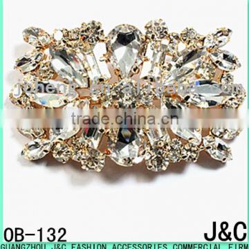 new arrival high quality crystal glass stone decorative shoes ornament