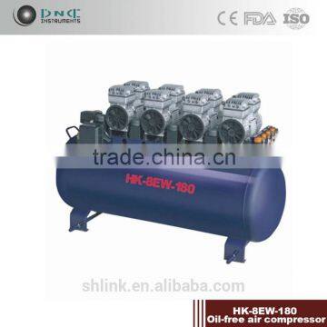 Low Price Dental Suction Oil -free Air Compressor with HK-8EW-180