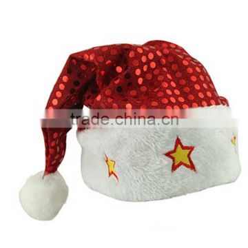 White and Red Cloche Funny Santa Claus Animal Christmas Hat