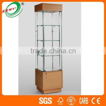China High End Jewelry Store Glass Showcase with LED Light