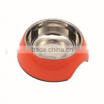 ZML5063-L pet products portable food for pet stainless steel pet bowl