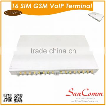 SC-1695iG 16 ports VoIP GSM Gateway GoIP