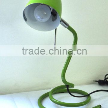 Green Modern style office reading and writing Swing Table Lamp with 360 degree adjustable