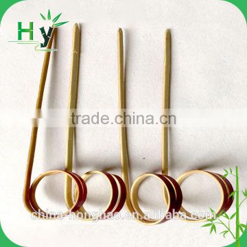 Eco-friendly disposable bamboo knotted & skewer