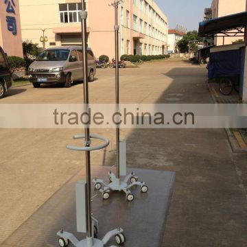 Round Handle Stainless Steel 304 Hospital Drip Stand
