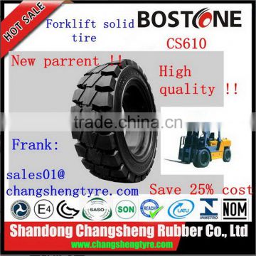 Durable hot sell new solid forklift tyre tire