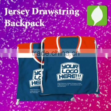 Jersey Drawstring Backpack for Giveaway Events