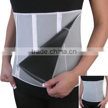 Adjustable Sauna Slimming Belt Burn Belly Fitness Body Waist Cellulite Burner Shaper With 5 Zippers Wrap