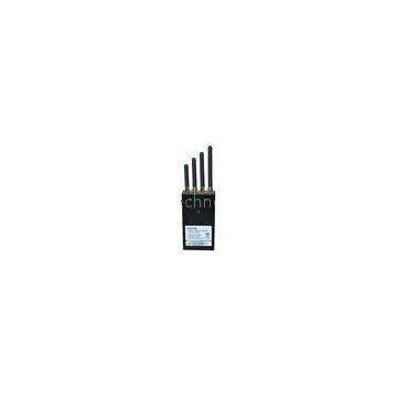 Black Portable WIFI CDMA GSM 3G Mobile Cellphone Signal RF Jammer For Meeting Room, Class Room